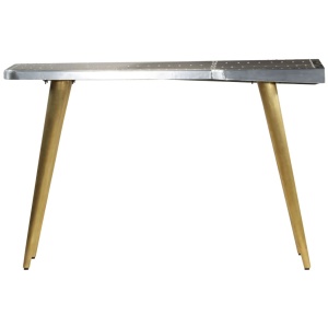 Birou de scris aviator vintage, stil aviație, 120x60x76 cm - Img 3