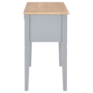 Birou de scris, gri, 109,5 x 45 x 77,5 cm, lemn - Img 8