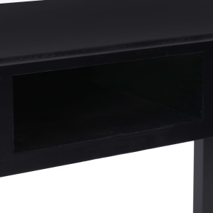 Birou de scris, negru, 110 x 45 x 76 cm, lemn - Img 7