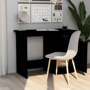 Birou, negru, 100 x 50 x 76 cm, PAL - Img 4