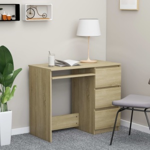 Birou, stejar Sonoma, 90 x 45 x 76 cm, PAL
