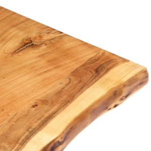 Blat lavoar de baie, 120 x 55 x 3,8 cm, lemn masiv de acacia - Img 3