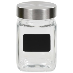 Borcane de depozitare cu etichetă, 24 buc., 300 ml - Img 2