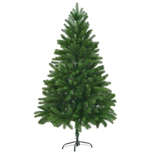 Brad de Crăciun artificial, ace cu aspect natural, 210 cm verde - Img 2