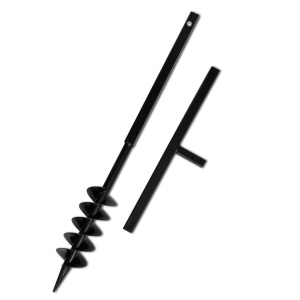 Burghiu manual găuri in pământ 100 mm cu tub prelungitor 13 m - Img 4