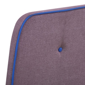 Cadru de pat, gri taupe, 90 x 200 cm, material textil - Img 6