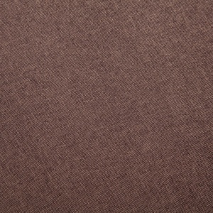 Canapea cu 2 locuri, maro, material textil - Img 3