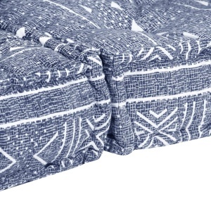 Canapea puf modulară cu 2 locuri, indigo, material textil - Img 5