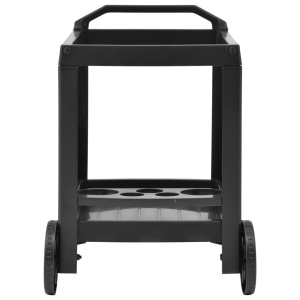 Cărucior de băuturi, antracit, 69 x 53 x 72 cm, plastic - Img 4