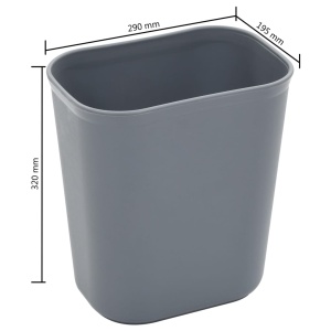 Cărucior de bucătărie cu recipiente din plastic, 87x43,5x92 cm - Img 10