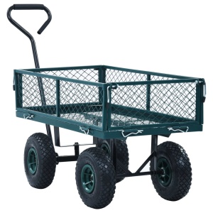 Cărucior manual de grădină, verde, 250 kg - Img 2