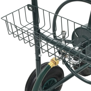 Cărucior pentru furtun de grădină cu racord 1/2", 75 m, oțel - Img 8