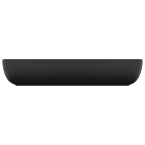 Chiuvetă dreptunghiulară de lux, negru mat, 71x38 cm, ceramică - Img 4