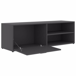 Comodă TV, gri, 120 x 34 x 37 cm, PAL - Img 5