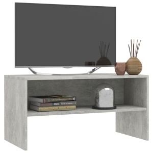 Comodă TV, gri beton, 80x40x40 cm, PAL - Img 3