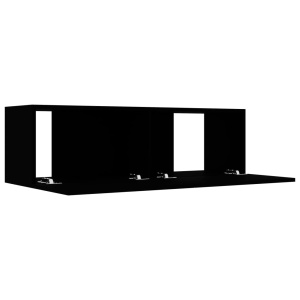 Comodă TV, negru, 100 x 30 x 30 cm, PAL - Img 8