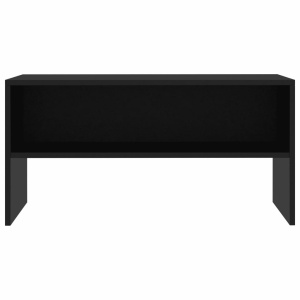 Comodă TV, negru, 80x40x40 cm, PAL - Img 4