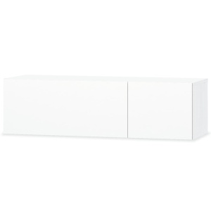 Comodă TV, PAL 120 x 40 x 34 cm Alb foarte lucios - Img 2