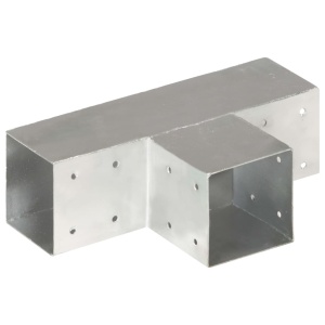 Conectori de grindă, 4 buc, formă T, 91x91 mm, metal galvanizat - Img 4
