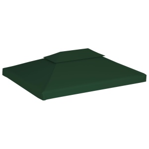 Copertină de rezervă acoperiș foișor, verde, 3 x 4 m, 310 g / m² - Img 4