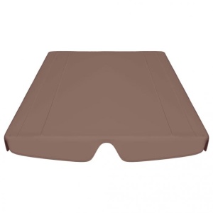Copertină de rezervă leagăn grădină, maro, 226x186 cm 270 g/ - Img 4