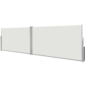Copertină laterală retractabilă, 160 x 600 cm, Crem - Img 2