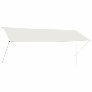 Copertină retractabilă, crem, 350 x 150 cm - Img 2