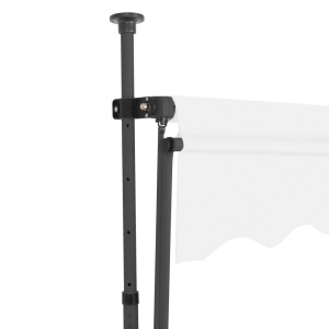 Copertină retractabilă manual cu LED, crem, 200 cm - Img 4