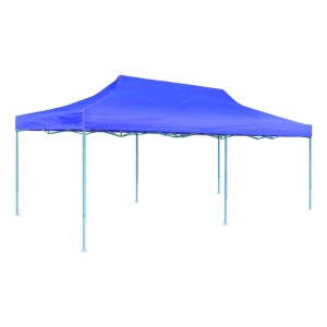 Cort de petrecere pliabil de tip pop-up, albastru, 3 x 6 m - Img 4