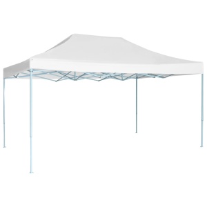 Cort de petrecere pliabil profesional, alb, 3 x 4 m, oțel