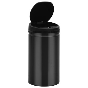 Coș de gunoi automat cu senzor, 50 L, negru, oțel carbon - Img 5