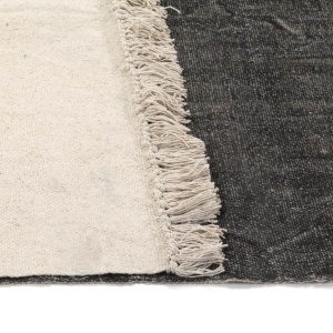 Covor Kilim, antracit, 160 x 230 cm, bumbac - Img 4