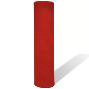 Covor Roșu 1 x 10 m Foarte Greu 400g/m² - Img 4