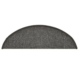 Covorașe pentru trepte scară, 15 buc., gri inchis, 56x17x3 cm - Img 5
