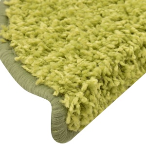 Covorașe pentru trepte scară, 15 buc., verde, 56x17x3 cm - Img 6