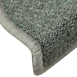 Covorașe pentru trepte scară, 15 buc., verde inchis, 65x24x4 cm - Img 6