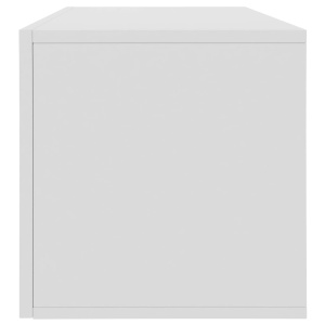Cutie pentru depozitare vinyl-uri, alb, 71 x 34 x 36 cm, PAL - Img 6