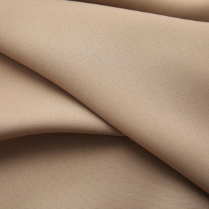 Draperii opace cu cârlige, 2 buc., gri taupe, 140 x 225 cm - Img 3