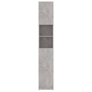 Dulap de baie, gri beton, 32 x 25,5 x 190 cm, PAL - Img 6