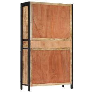 Dulap inalt, 100x40x175 cm, lemn masiv de mango - Img 8