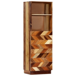 Dulap inalt, 40 x 32 x 122 cm, lemn masiv reciclat