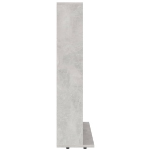 Dulap pentru CD-uri, gri beton, 102 x 23 x 89,5 cm, PAL - Img 7