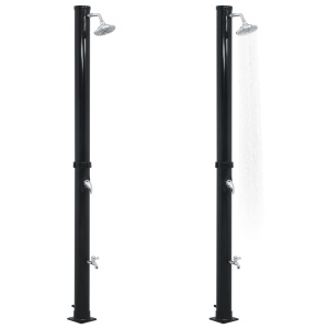 Duș solar, negru, 220 cm, 20 L - Img 3