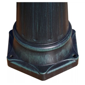 Felinar Brighton cu 3 brațe 230 cm Verde inchis/Negru - Img 5