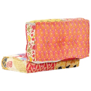 Fotoliu puf, 100 x 100 x 20 cm, model petice, material textil - Img 3