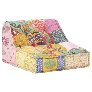 Fotoliu puf modular, model petice, material textil - Img 8