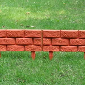 Gard pentru peluză Model cărămidă 11 buc - Img 3