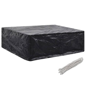 Huse mobilier grădină, 2 buc., 8 ocheți, 250 x 210 x 90 cm - Img 2