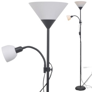 Lampă de podea, negru - Img 3