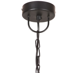 Lampă suspendată industrială, 25 W, negru, 30 cm, E27, rotund - Img 6